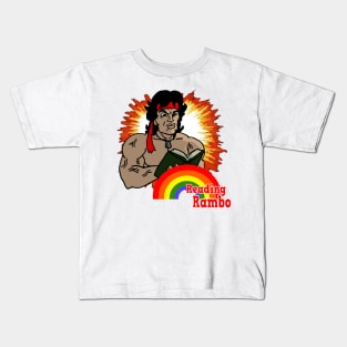 reading rambo (vers 2) Kids T-Shirt